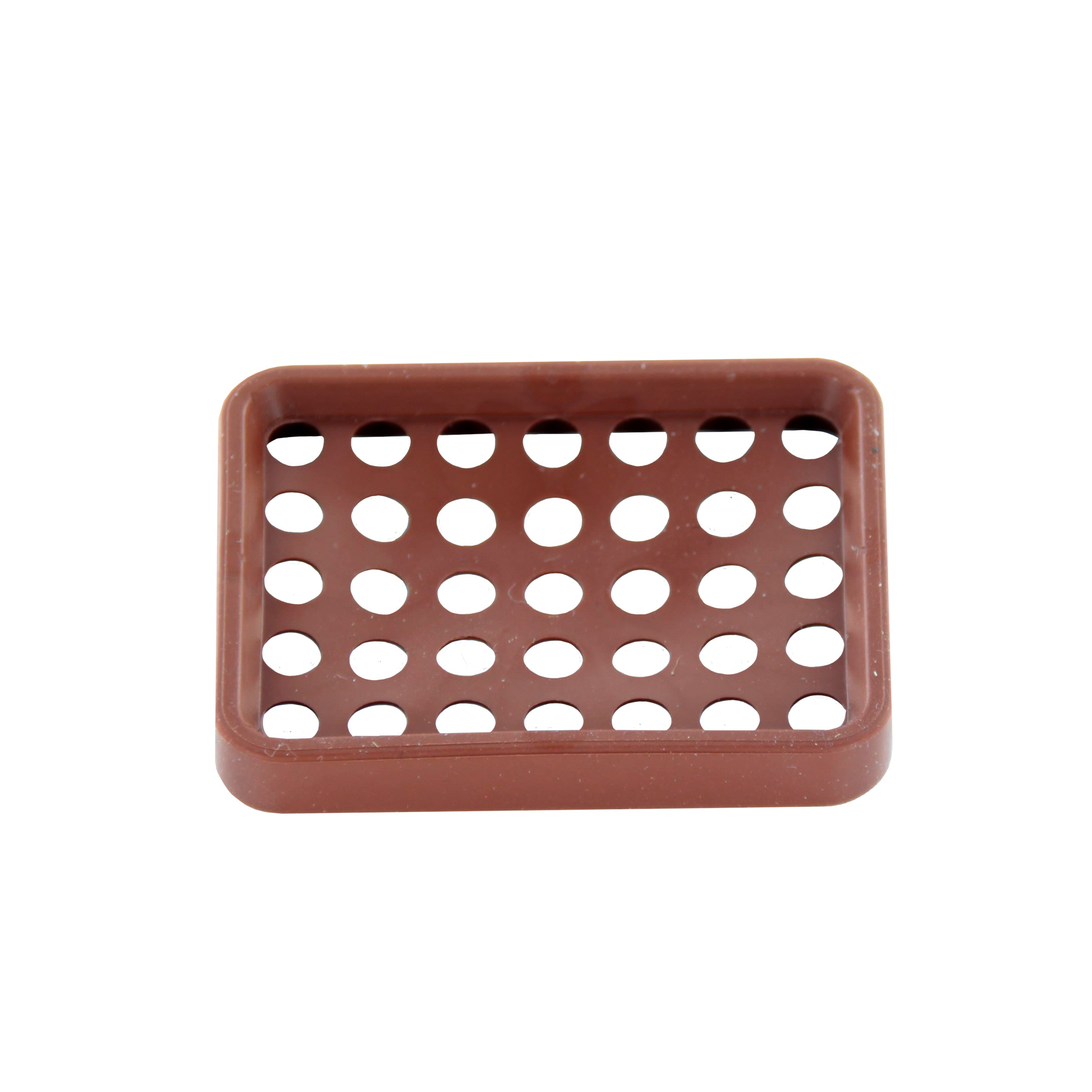 0513-011-7006 - DRC Series - 70 Cavity Plug Front Seal - Silicone Rubber, Orange