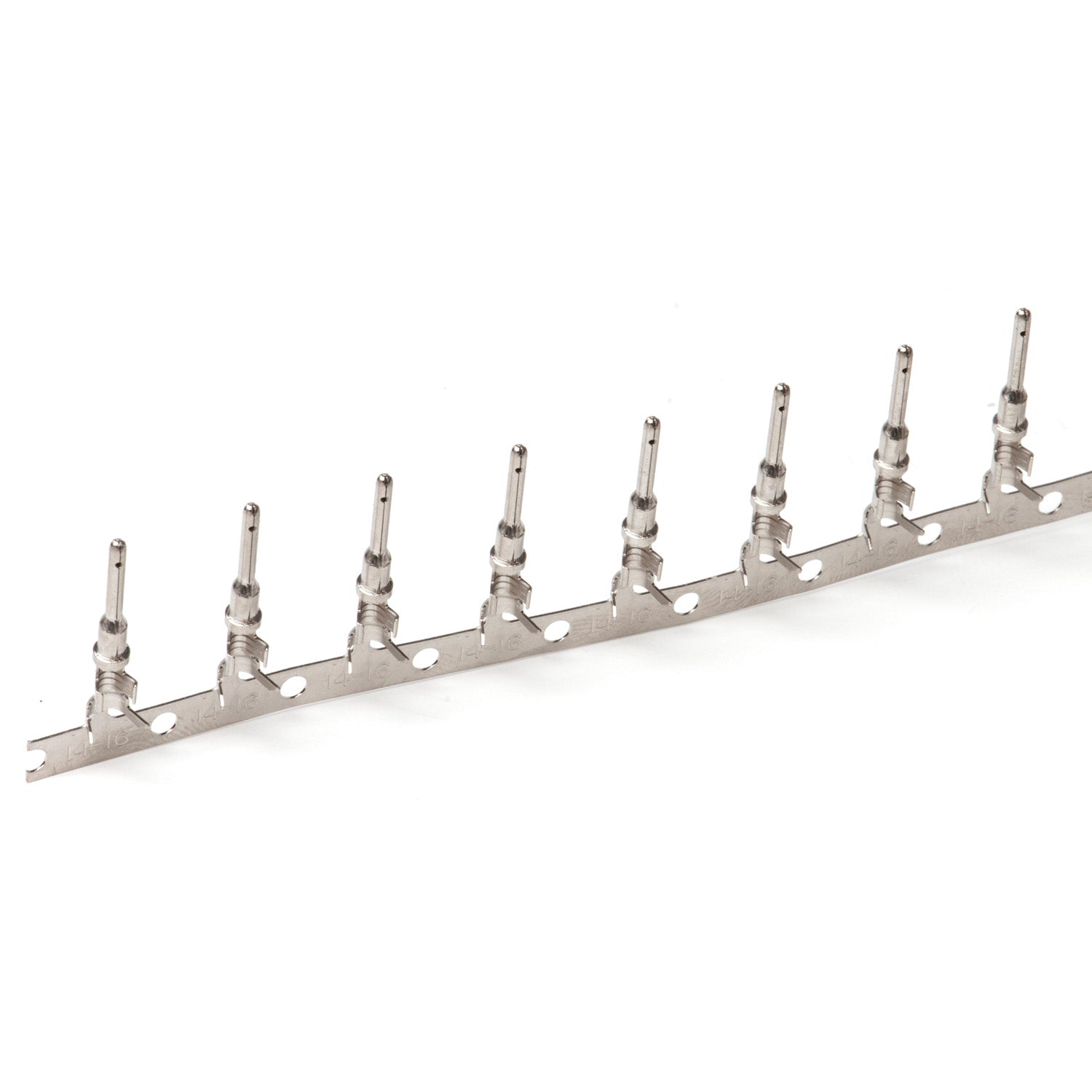 1060-14-0122 - Stamped & Formed Pin - Size 16 - 14-18 AWG, .095-.150 Insulation, 13 Amps, Nickel Plated, Qty - 1 pin