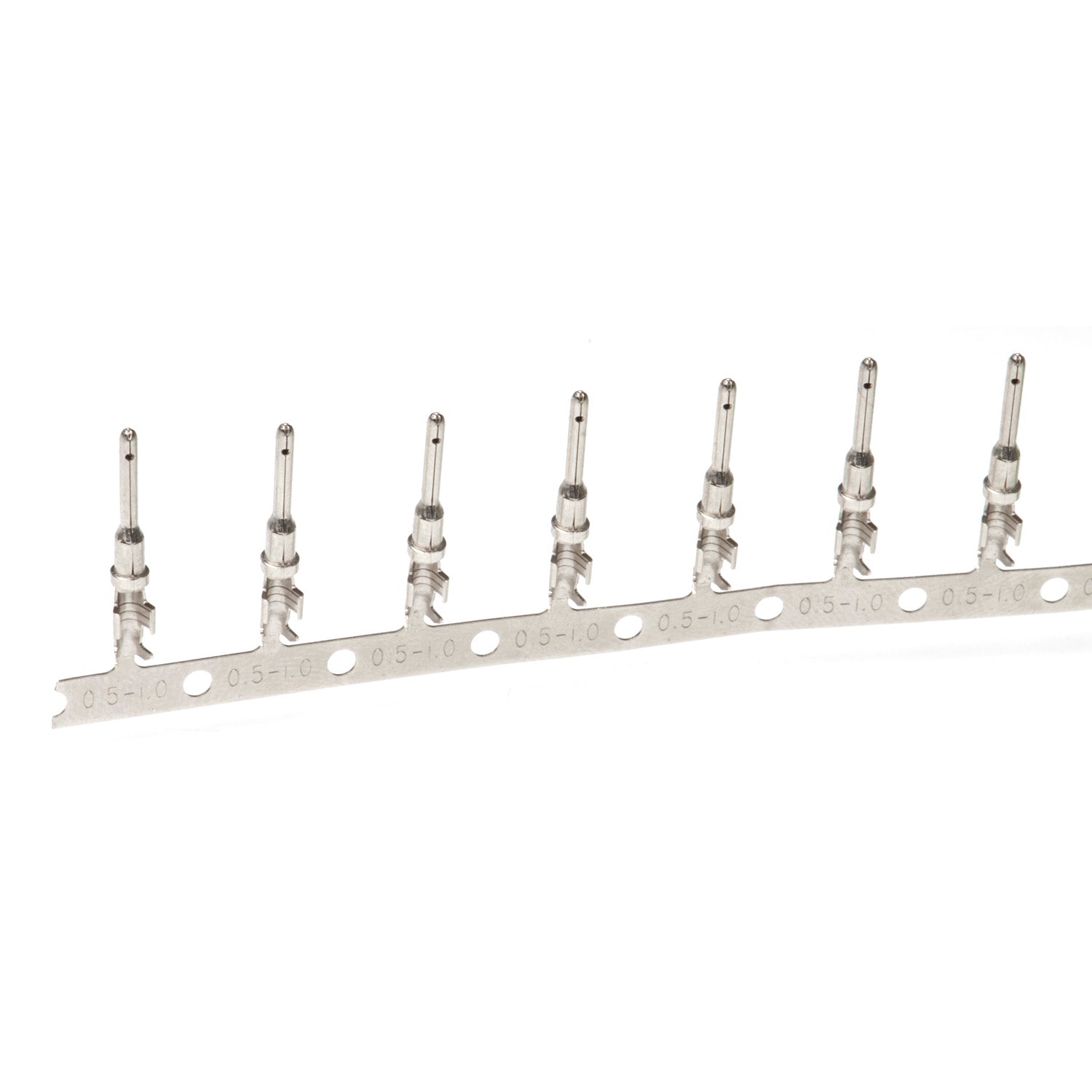 1060-16-0122 - Stamped & Formed Pin - Size 16 - 14-18 AWG, .075-.140 Insulation, 13 Amps, Nickel Plated, Qty - 1 pin