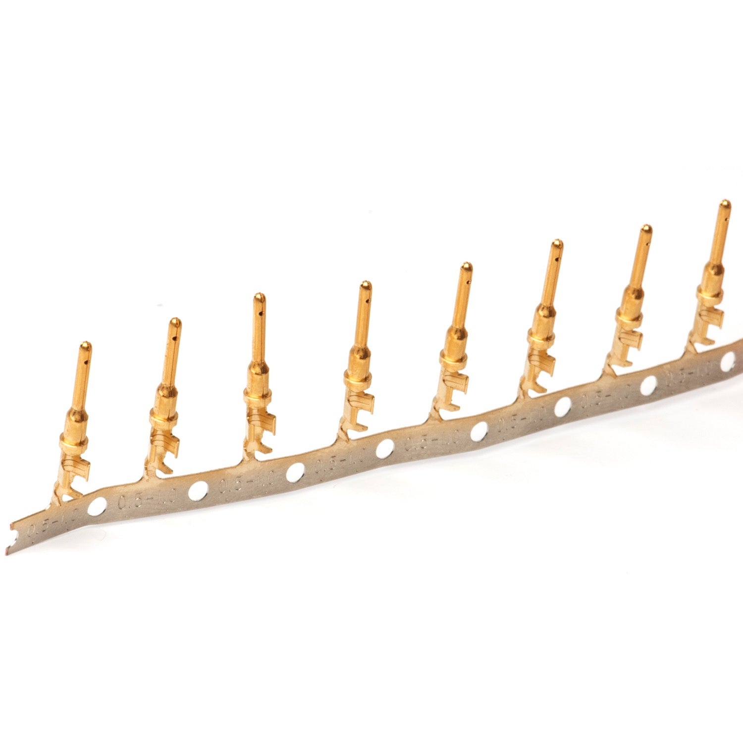 1060-16-0644 - Stamped & Formed Pin - Size 16 - 16-20 AWG, .055-.100 Insulation, 13 Amps, Gold Plated, Qty - 1 pin