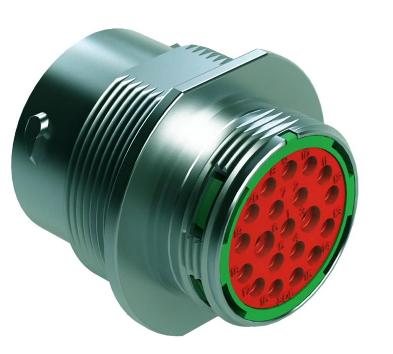 Metal Circular Male Connector 20 positions - 18-20SN