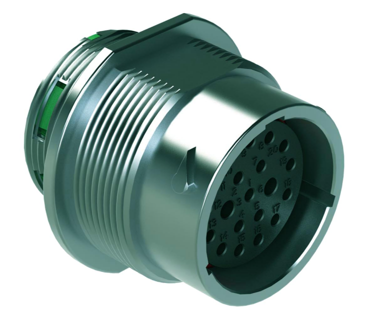 Metal Circular Male Connector 20 positions - 18-20SN