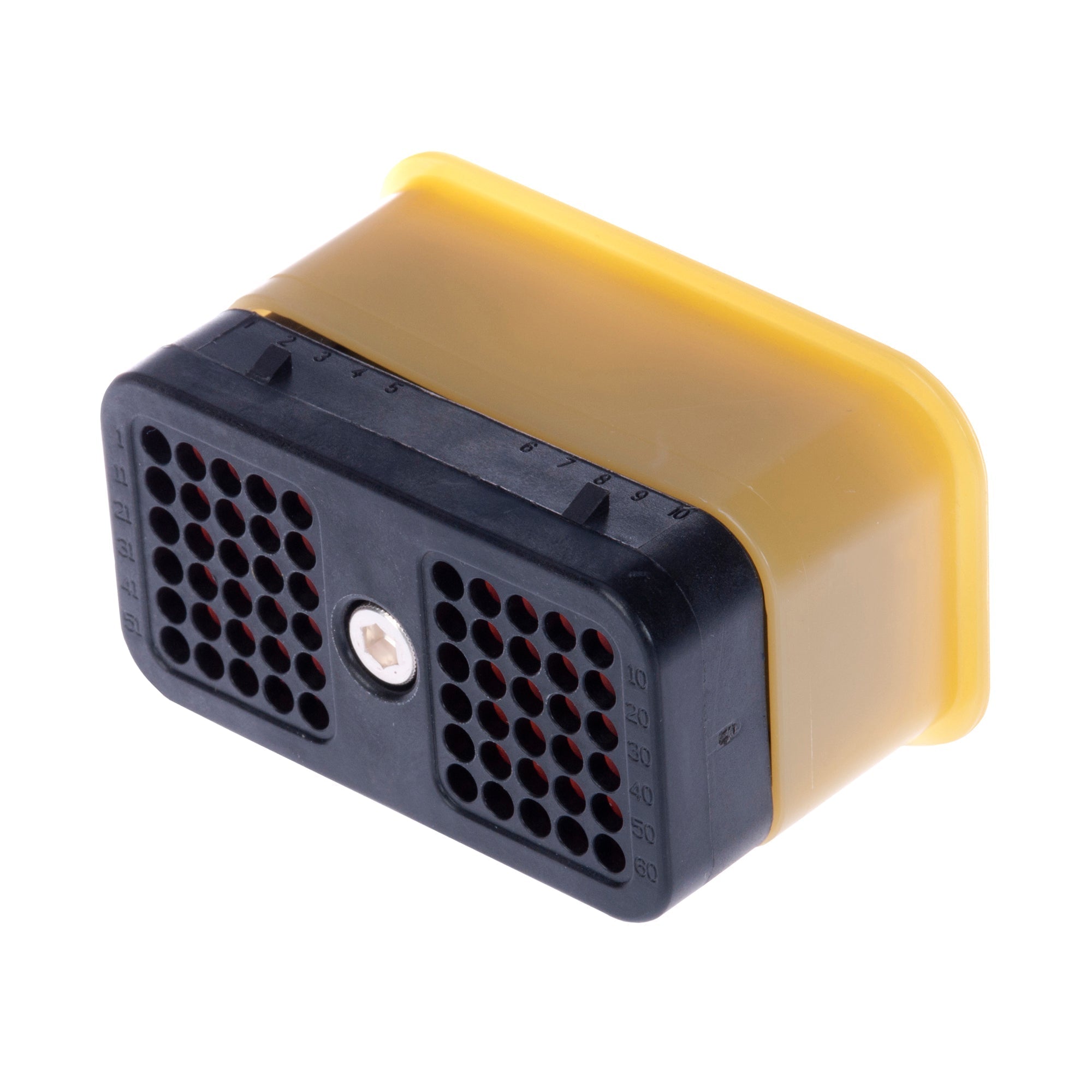 DRC26-60S06 - DRC Series - 60 Cavity Plug - 06 Key, In-line, Black