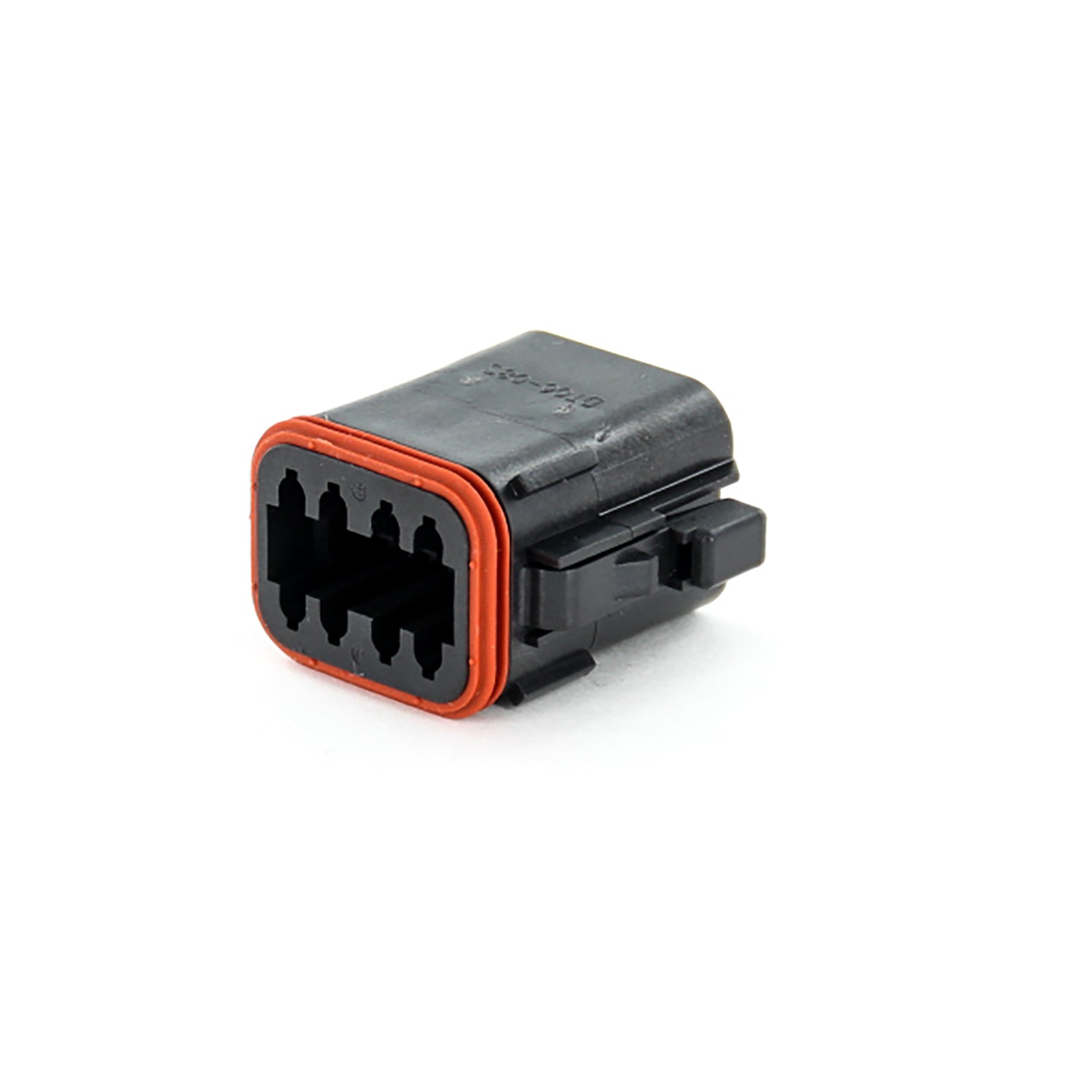 DT06-08SB - DT Series - 8 Socket Plug - B Key, Black