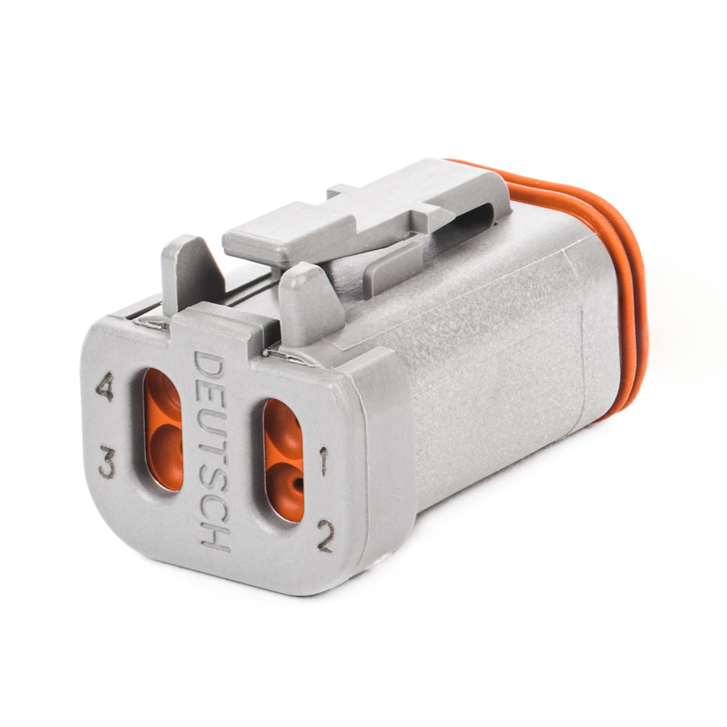 DT06-4S-E003 - DT Series - 4 Socket Plug - End Cap, Gray