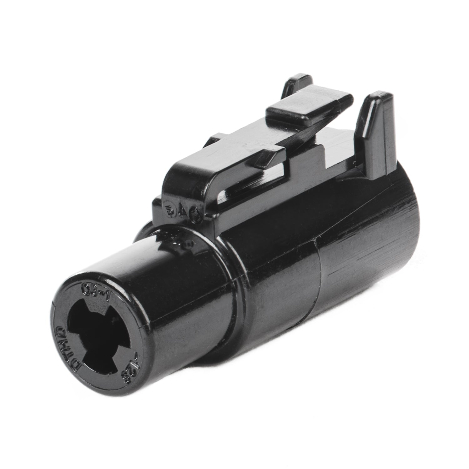 DTHD06-1-12S - DTHD Series - 12 Socket Plug - In-Line, Black
