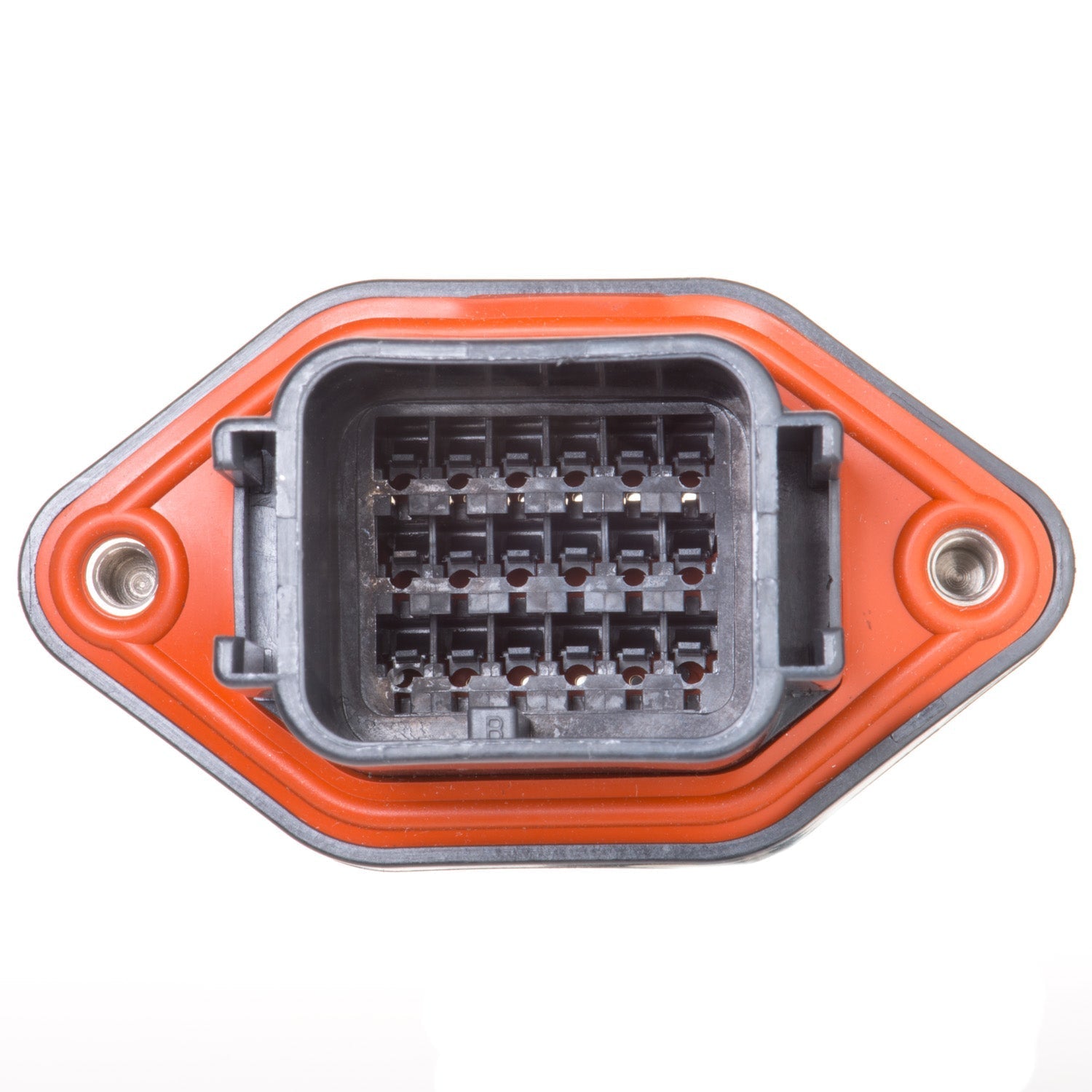 DTV02-18PB - 18 Pin Receptacle - Sealed Flange, B Key, Black - Deutsch DTV Series