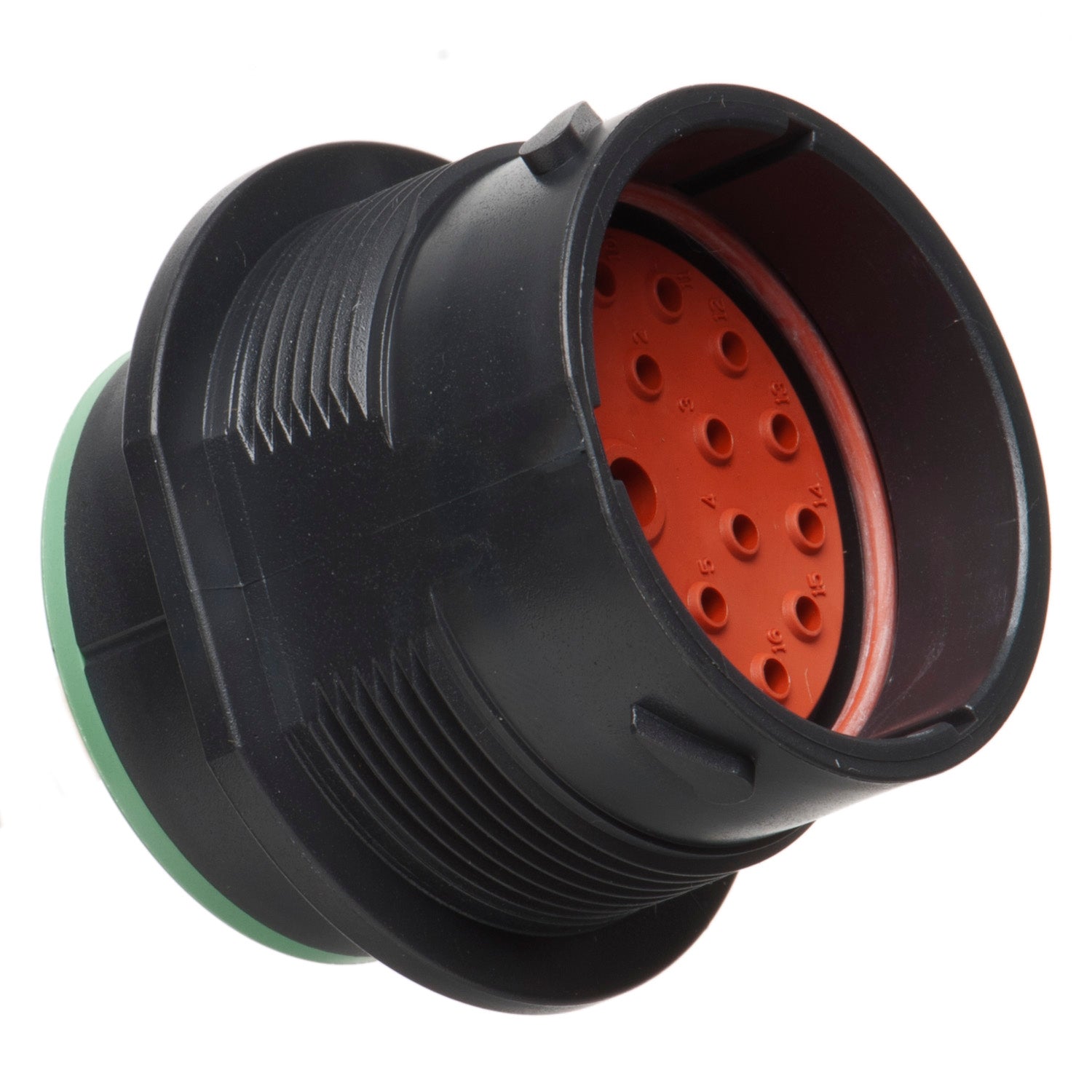 HDP24-24-18PN - HDP20 Series - 18 Pin Receptacle - 24 Shell, N Seal, Flange