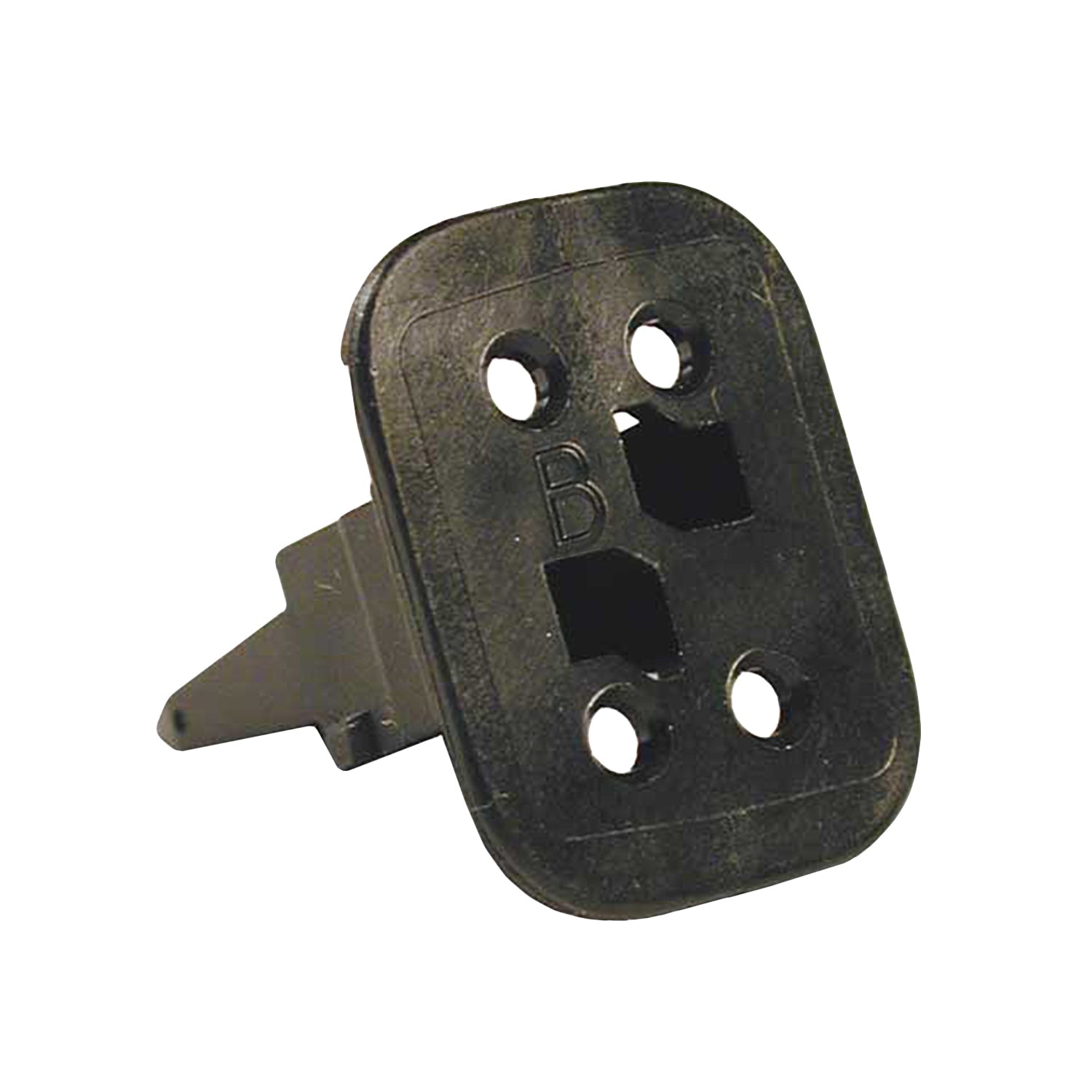 W4SB - DT Series - Wedgelock for 4-Socket Plug - Black