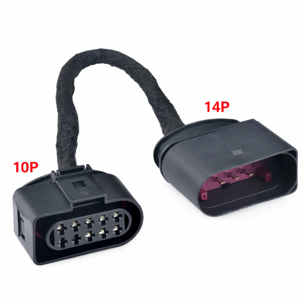 10-Pin to 14-Pin LED Headlight Conversion Harness for Golf 7.5