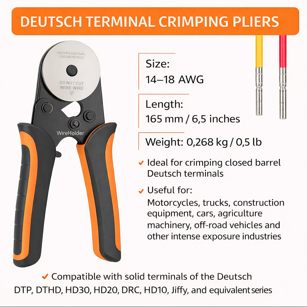 Crimping Pliers for Connectors