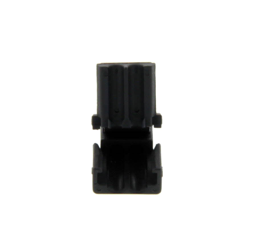DTMN04-2P- DTM Series- 2 Pin Receptacle, Non-Environmental, Black