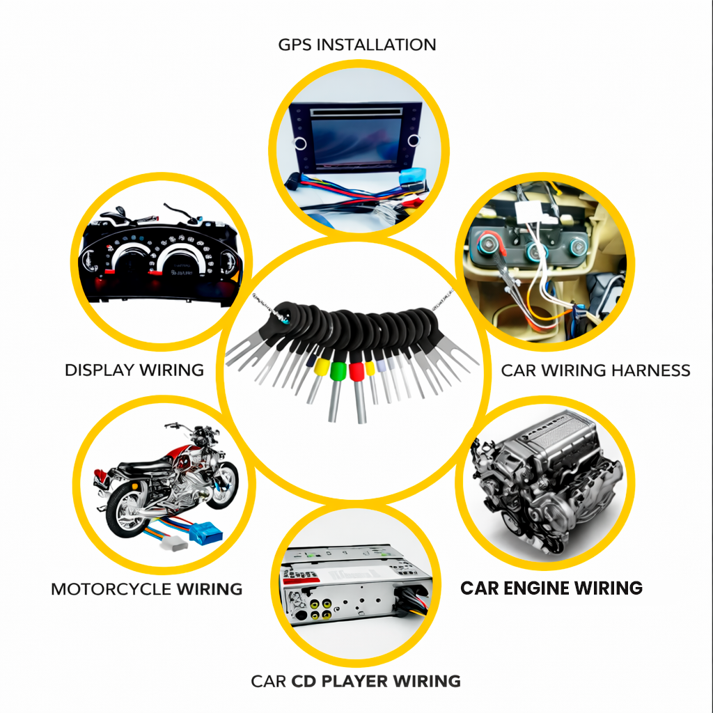 Kit of 41 Automotive Terminal Extractor Keys | Professional