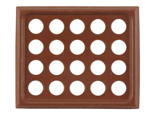 0513-010-4006 - DRC Series - 40 Cavity Plug Front Seal -  Silicone Rubber, Orange