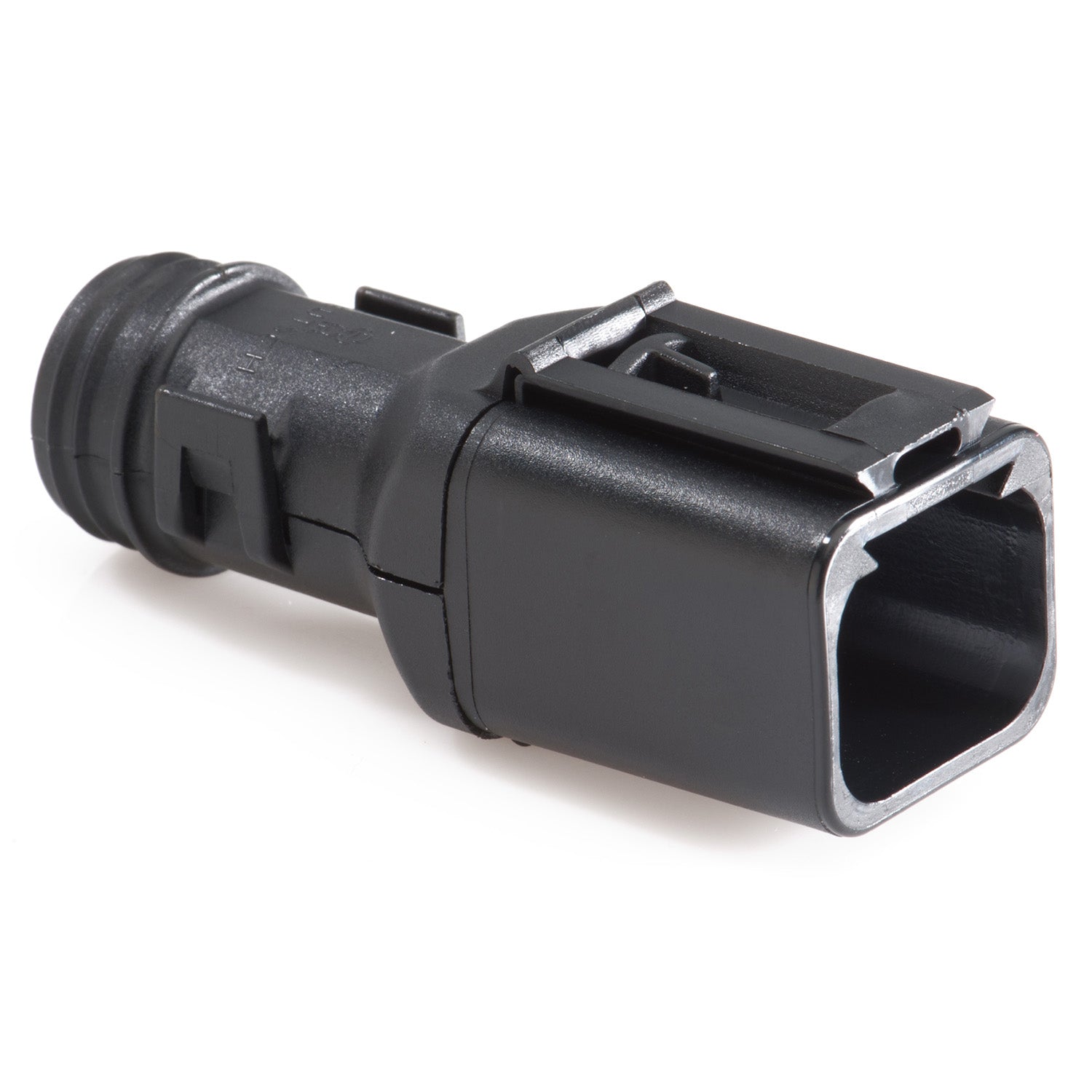 1011-237-0405 - DT Series - Backshell for 4 Cavity Receptacle - Straight, Black