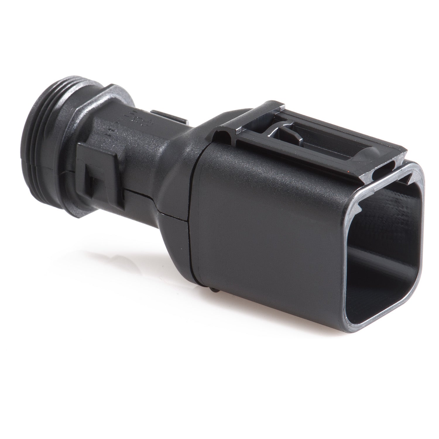 1011-241-0605 - DT Series - Backshell for 6 Cavity Receptacle - Straight, Black