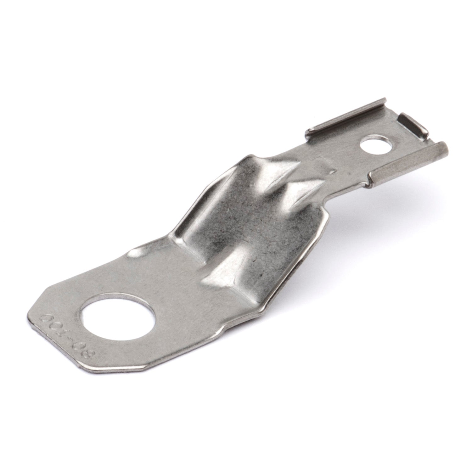 1027-001-0800 - DT Series - Mounting Clip for 8 Cavity Receptacle -  .433"/11mm O.D. hole, Stainless Steel