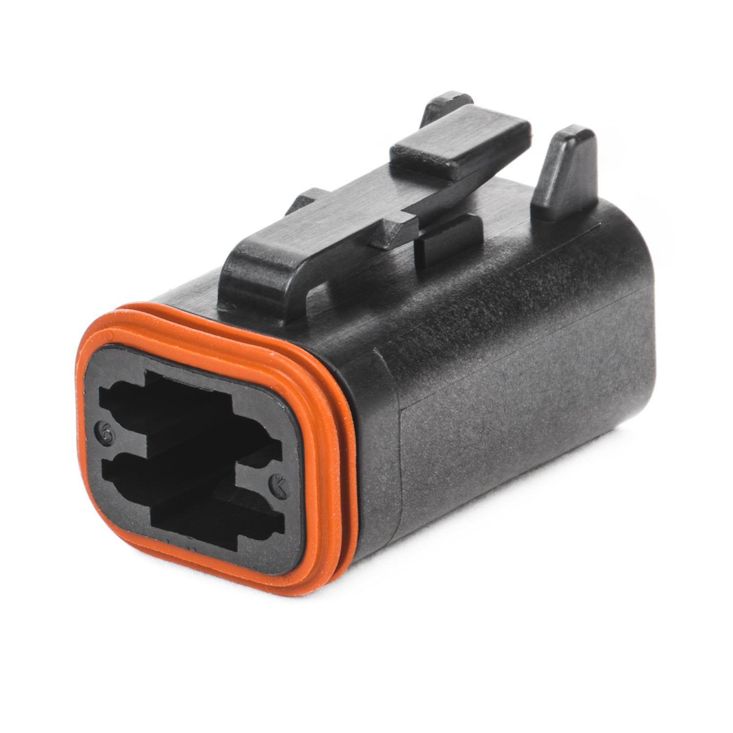 DT06-4S-E004 - DT Series - 4 Socket Plug - Black