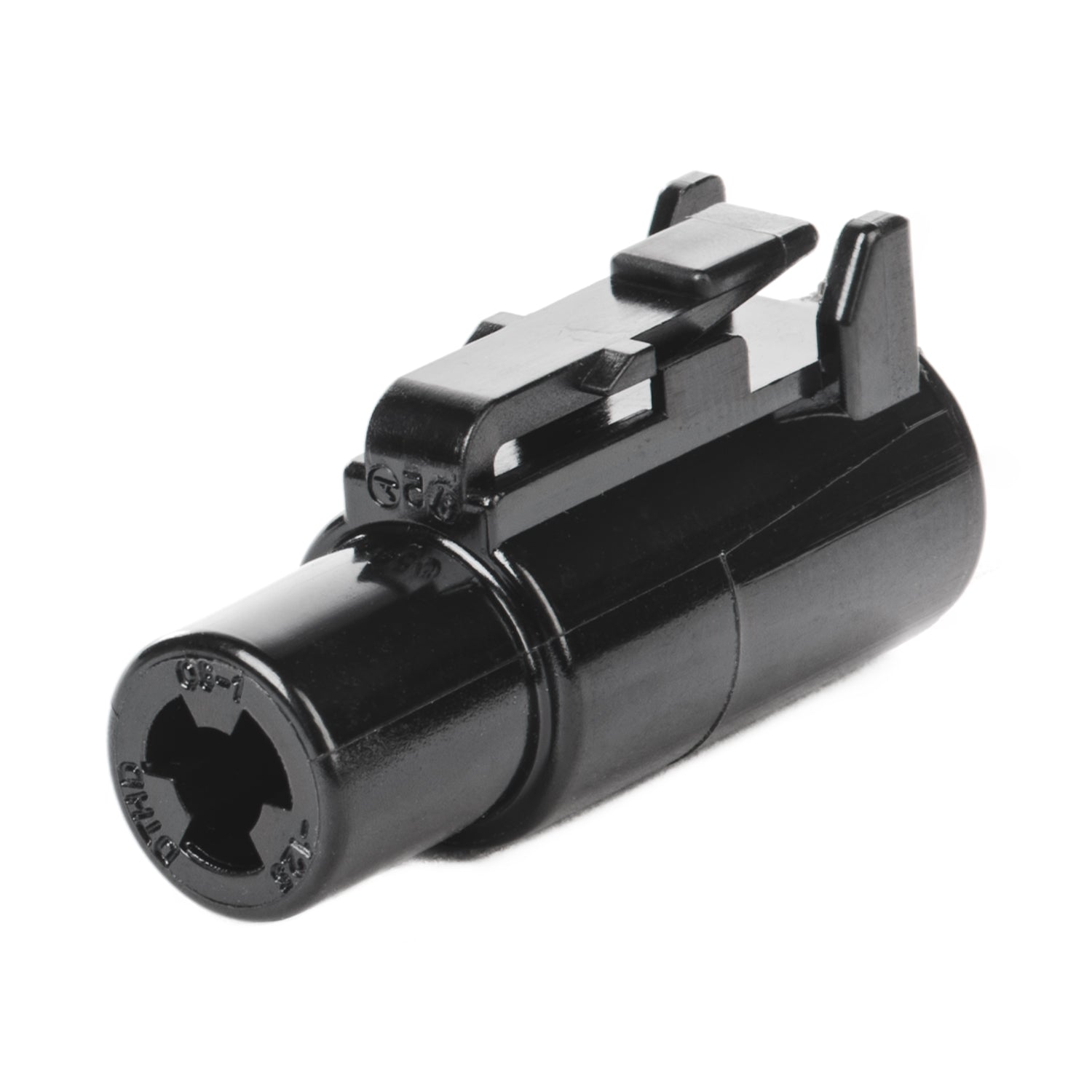 DTHD06-1-12S-E003 - DTHD Series - 12 Socket Plug - In-Line, End Cap, Black