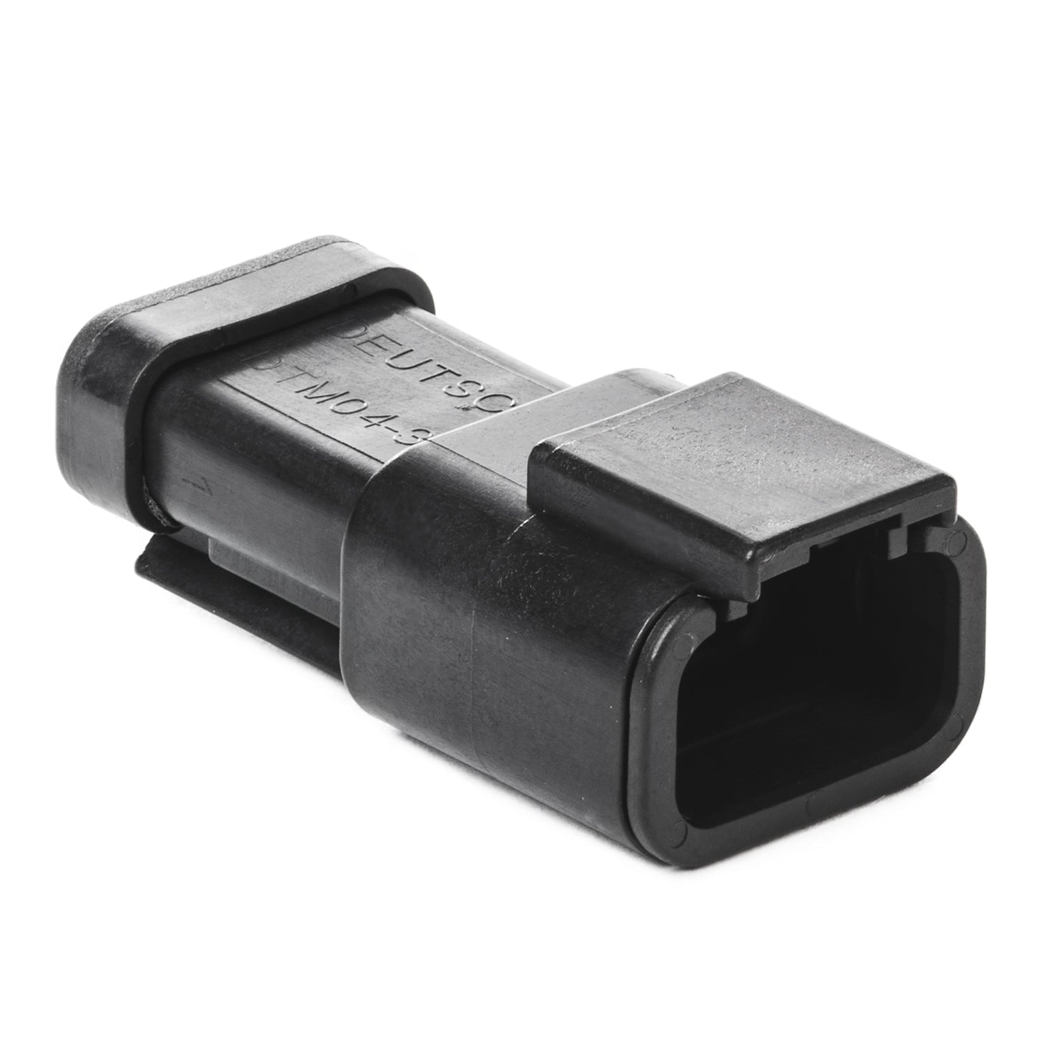 DTM04-3P-E005 - DTM Series - 3 Pin Receptacle - End Cap,  Black