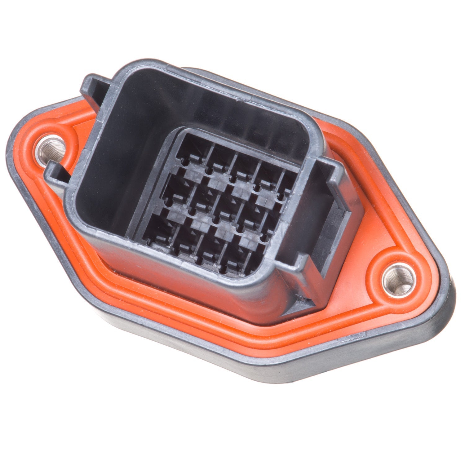 DTV02-18PB-C032 - 18 Pin Receptacle - B Key, Cavities 7-12 Blocked, Black - Deutsch DTV Series