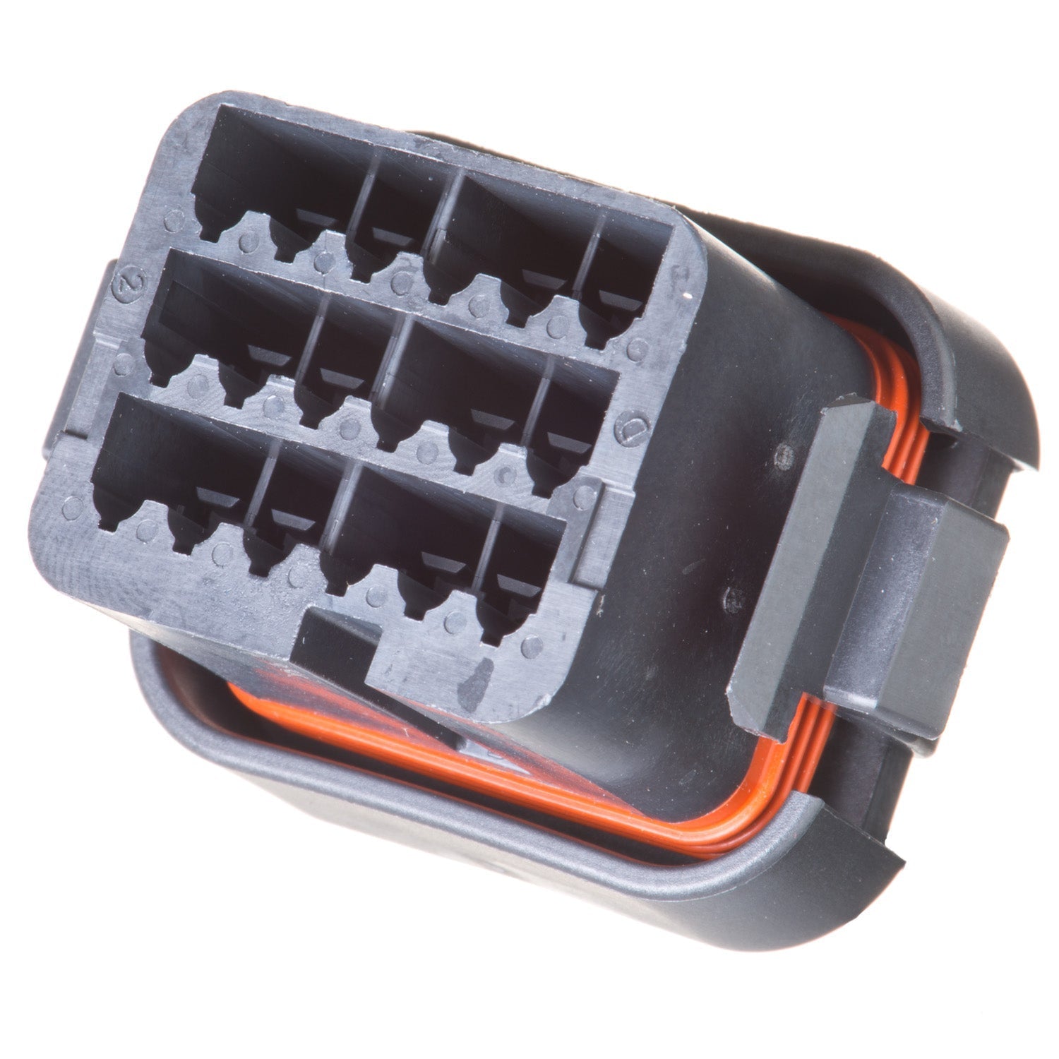 DTV06-18SB - 18 Socket Plug - End Cap, B Key, Black - Deutsch DTV Series