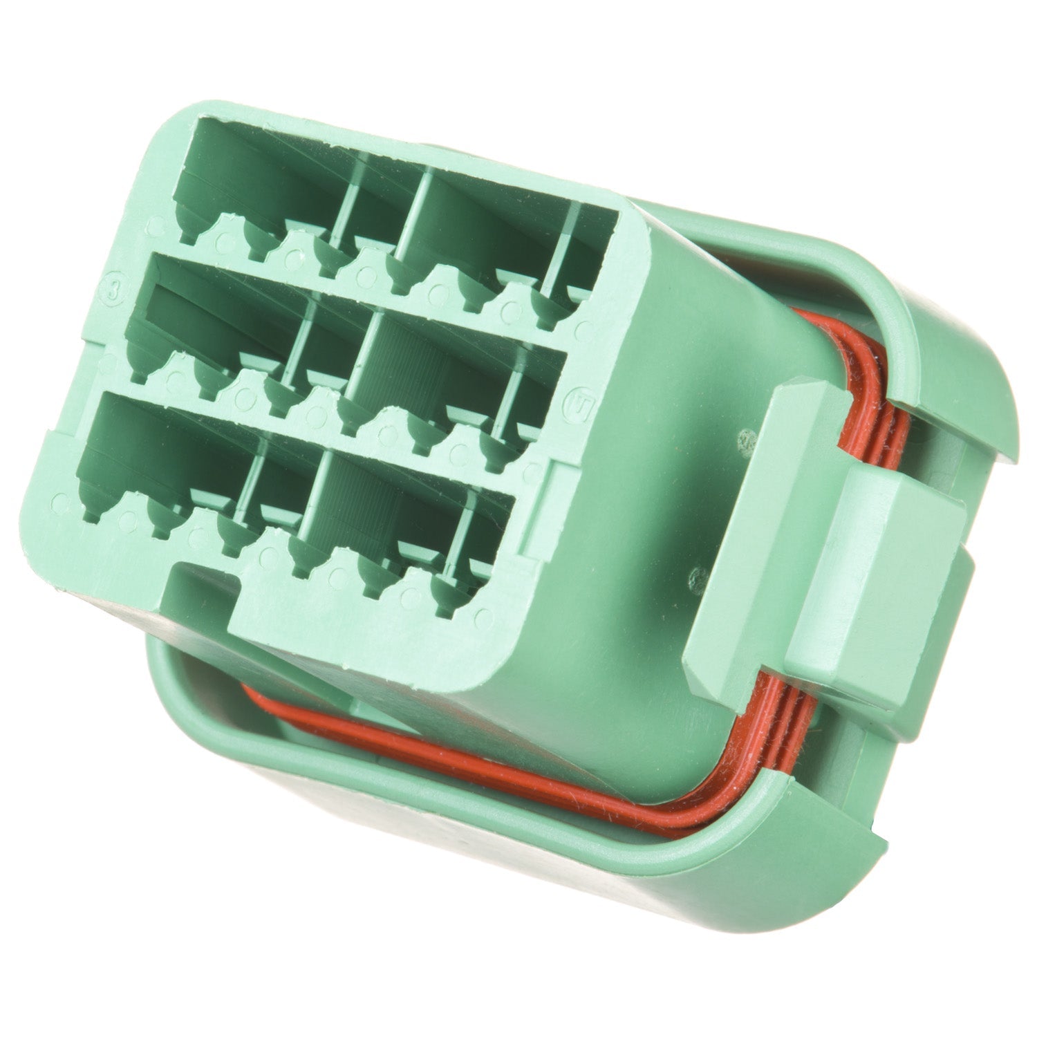DTV06-18SC - 18 Socket Plug - End Cap, C Key, Green - Deutsch DTV Series