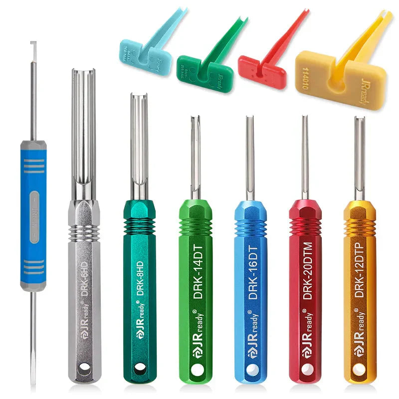 JRready RT1B Pin Extractor Tool – Terminal Removal Tool for Solid & Stamped Contacts Compatible with Deutsch DT / DTM / DTP / HDP / DRC Connectors