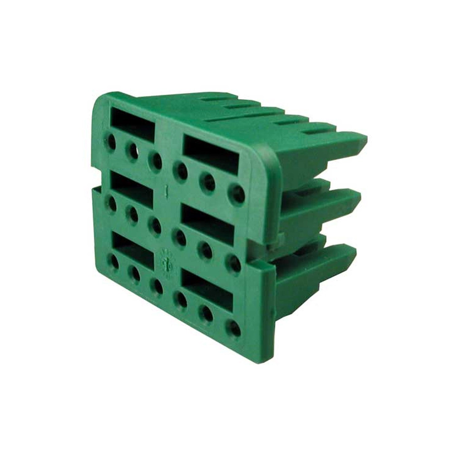 WV-18S - 18 Cavity Plug Wedgelock - Green - Deutsch DTV Series