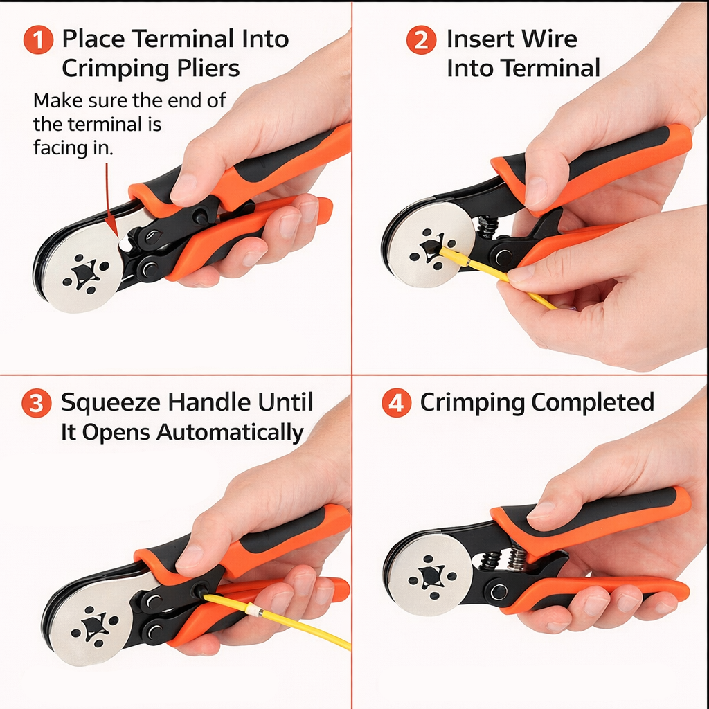 Crimping Pliers for Connectors