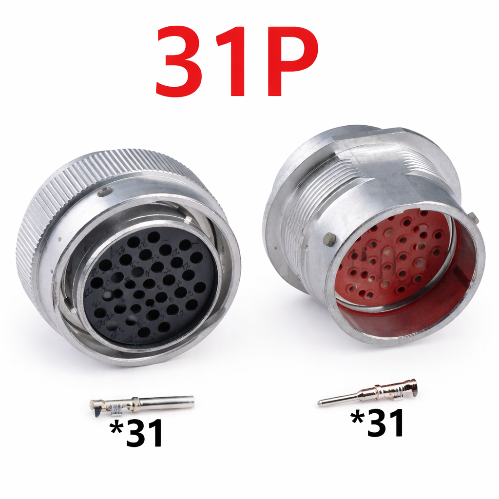 31-Pin Automotive Waterproof Connector – HD34-24-31PE / HD36-24-31SE Male or Female Plug with Pins for DEUTSCH HD Series