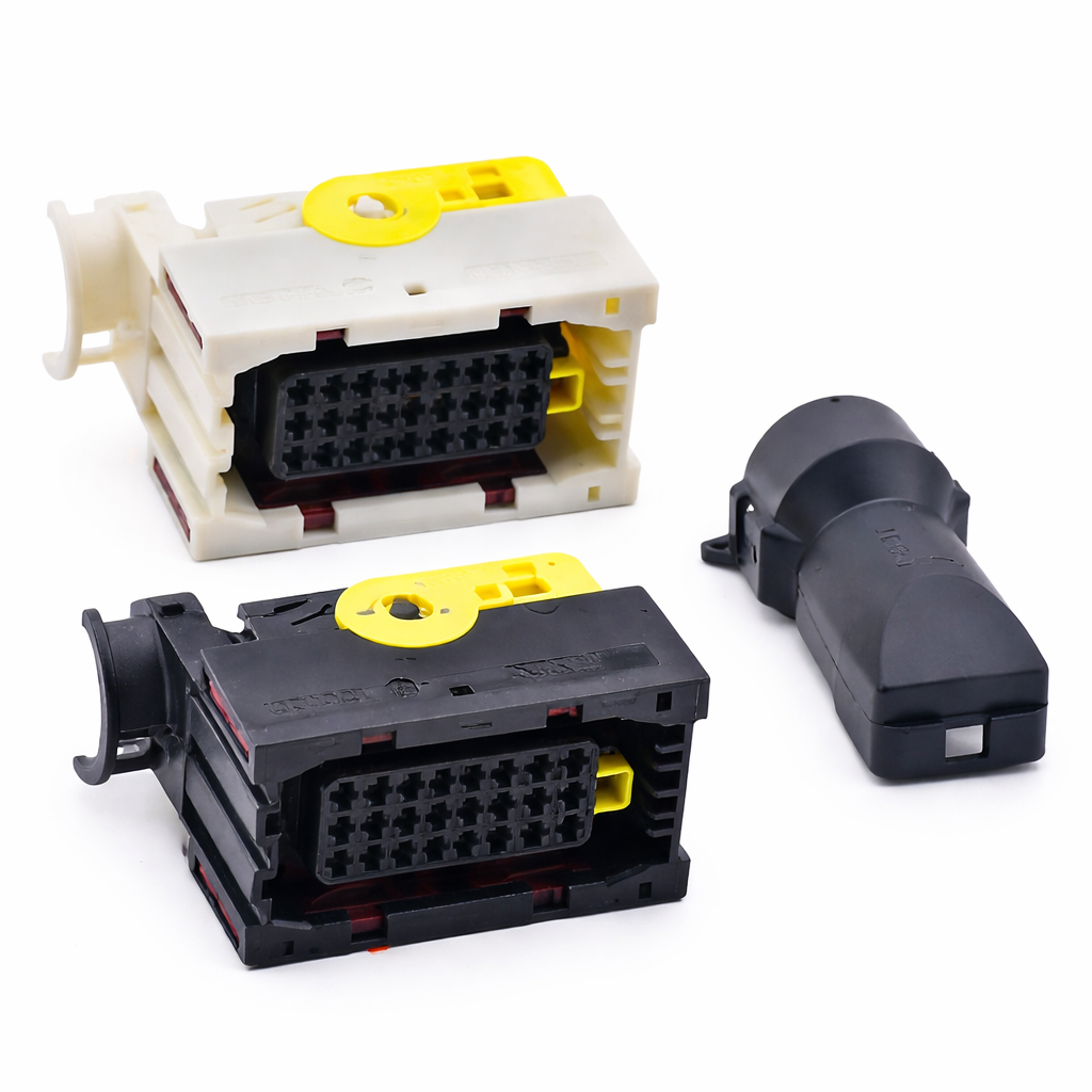 21-Pin Loader/Forklift Engine Connector – 1-1534127-1 / 2-1534127-1 with Pin & Rear Cover Compatible with 870H, 856H, 862H, 886H, 877H